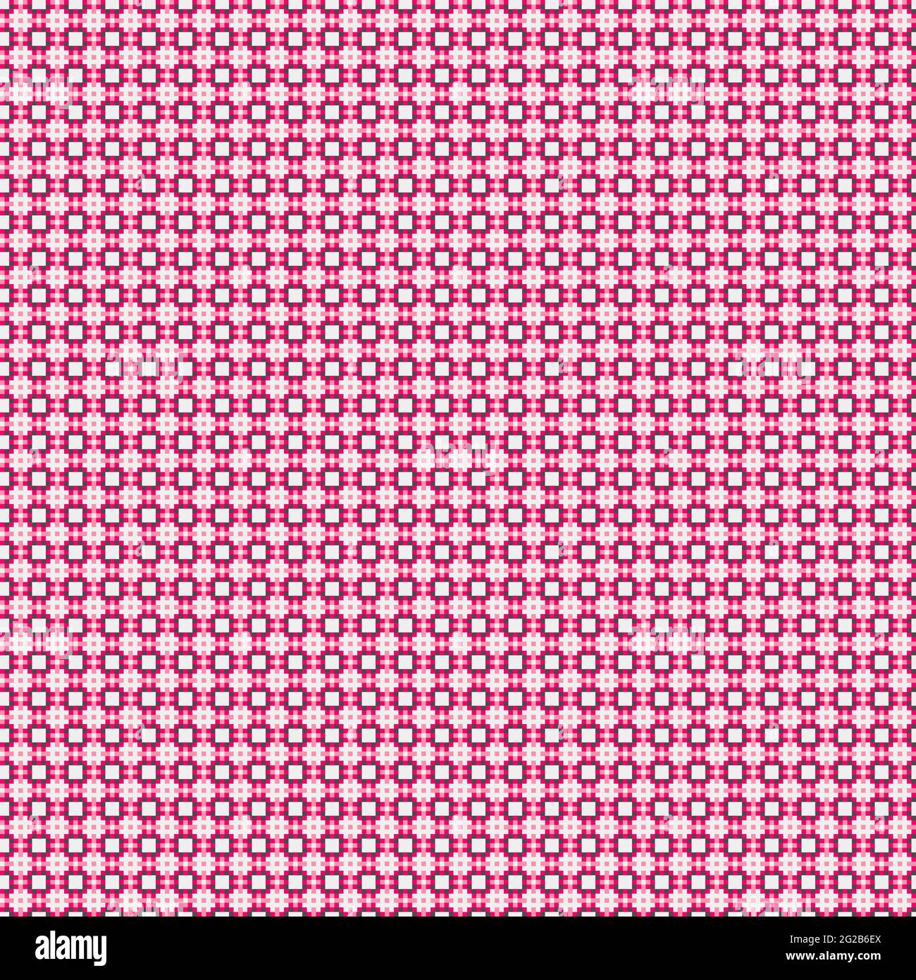 Abstract Cross-Pattern Dotted generative computational art illustration Stock Vector