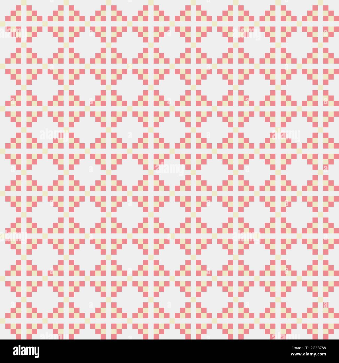 Abstract Cross-Pattern Dotted generative computational art illustration Stock Vector