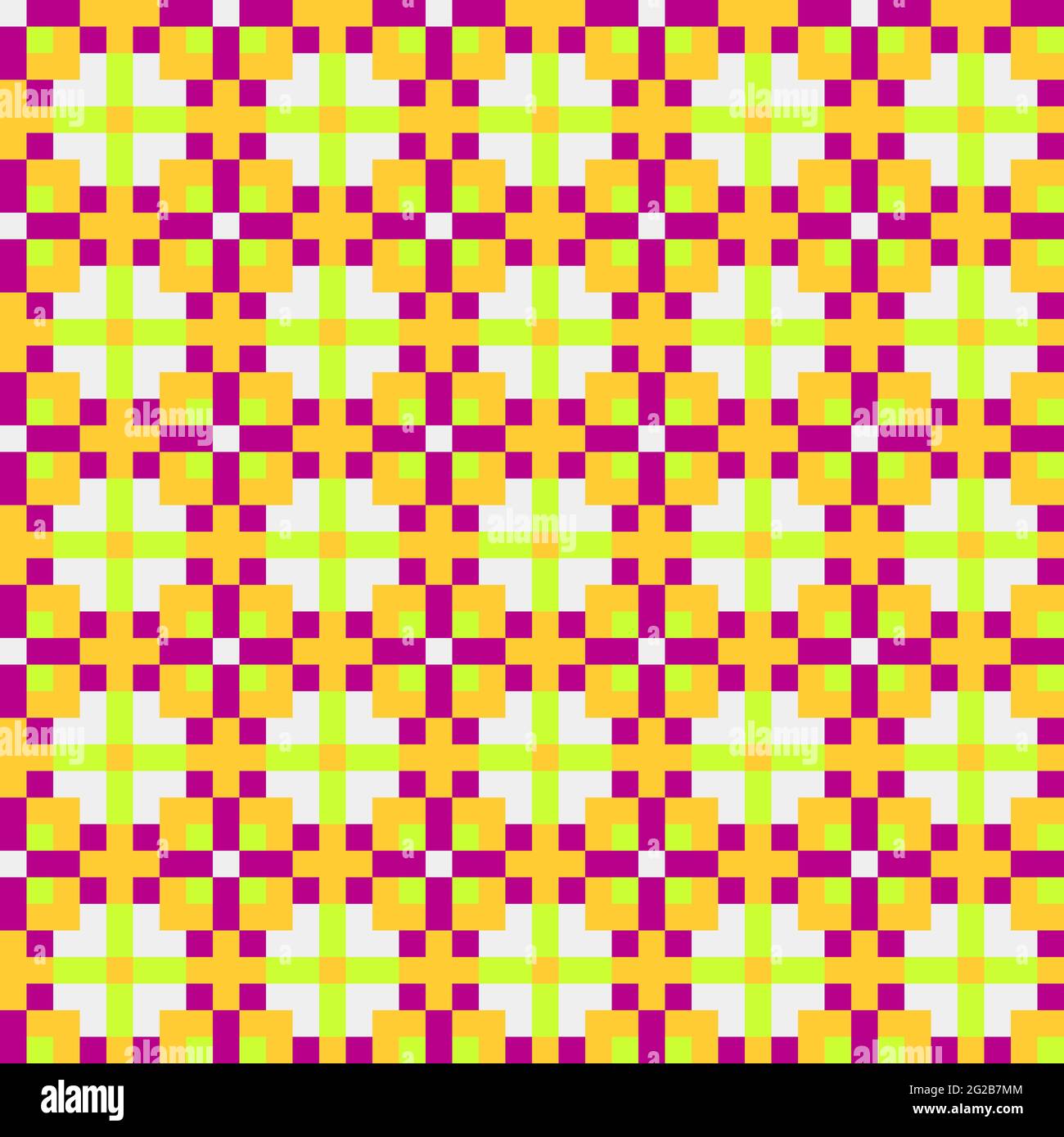 Abstract Cross-Pattern Dotted generative computational art illustration Stock Vector