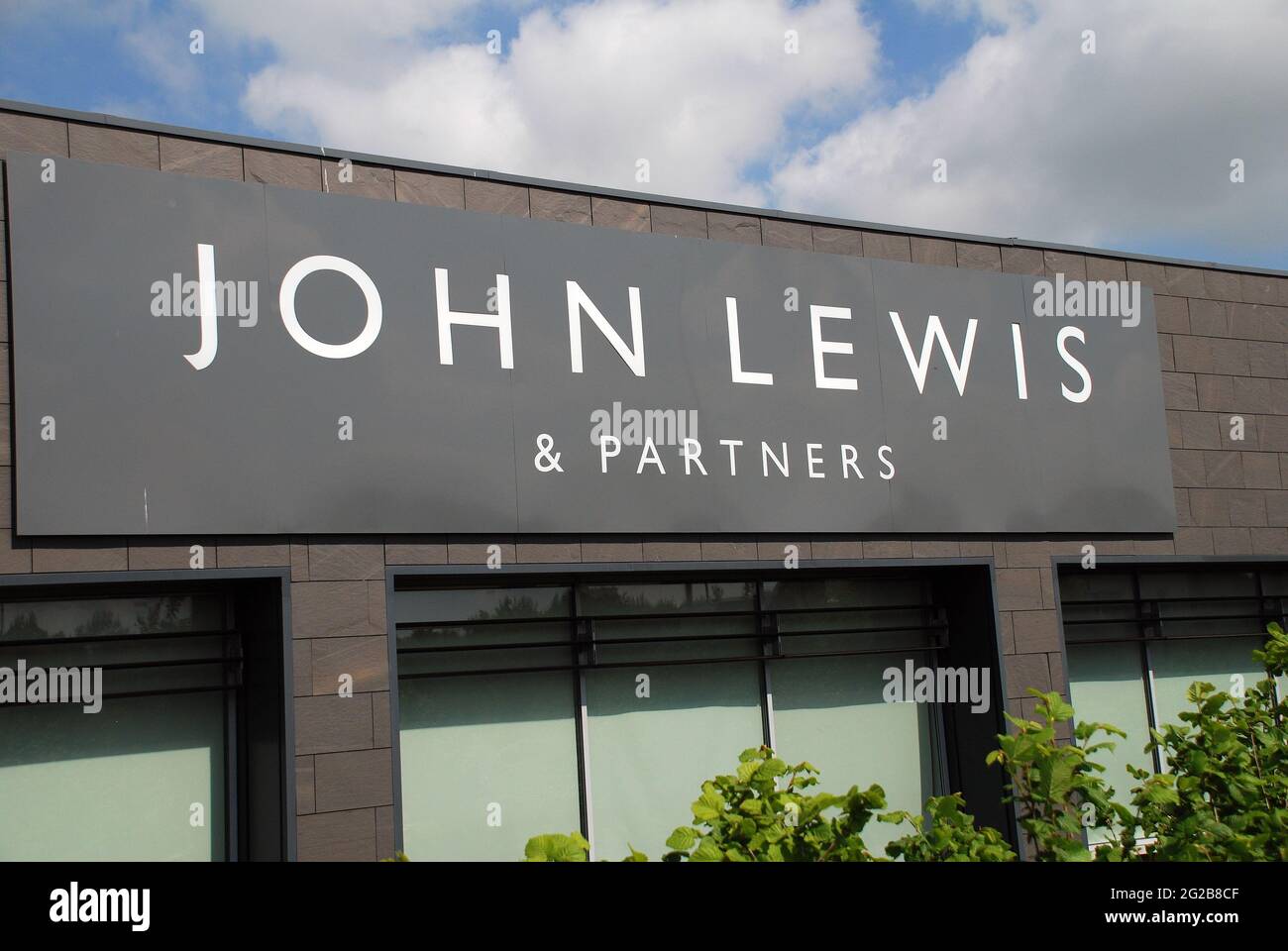 A John Lewis department store at Ashford in Kent, England  on June 3, 2021. It is one of eight branches to permanently close in 2021. Stock Photo