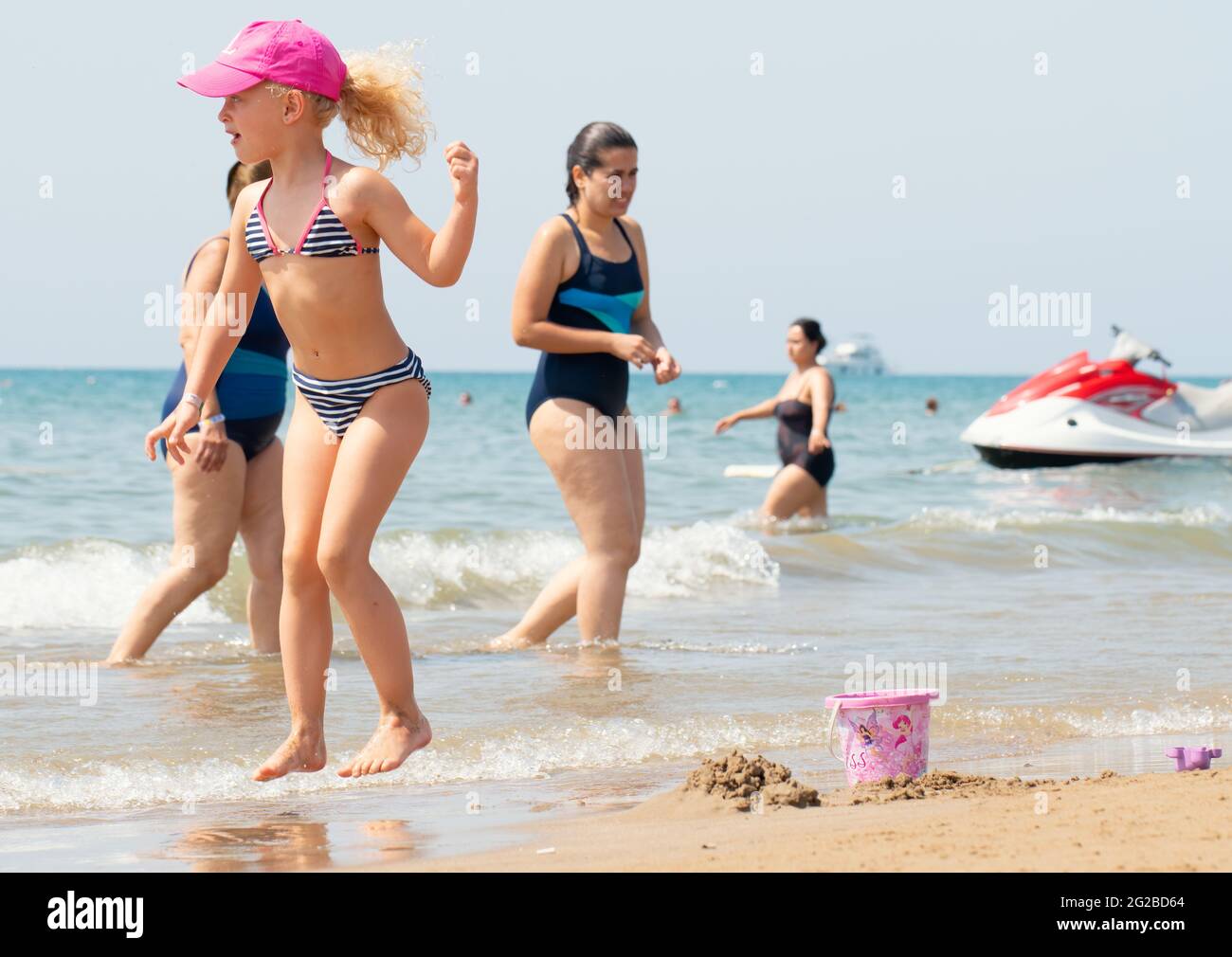Nudist family summer souvenir photo Nudist family summer souvenir photo