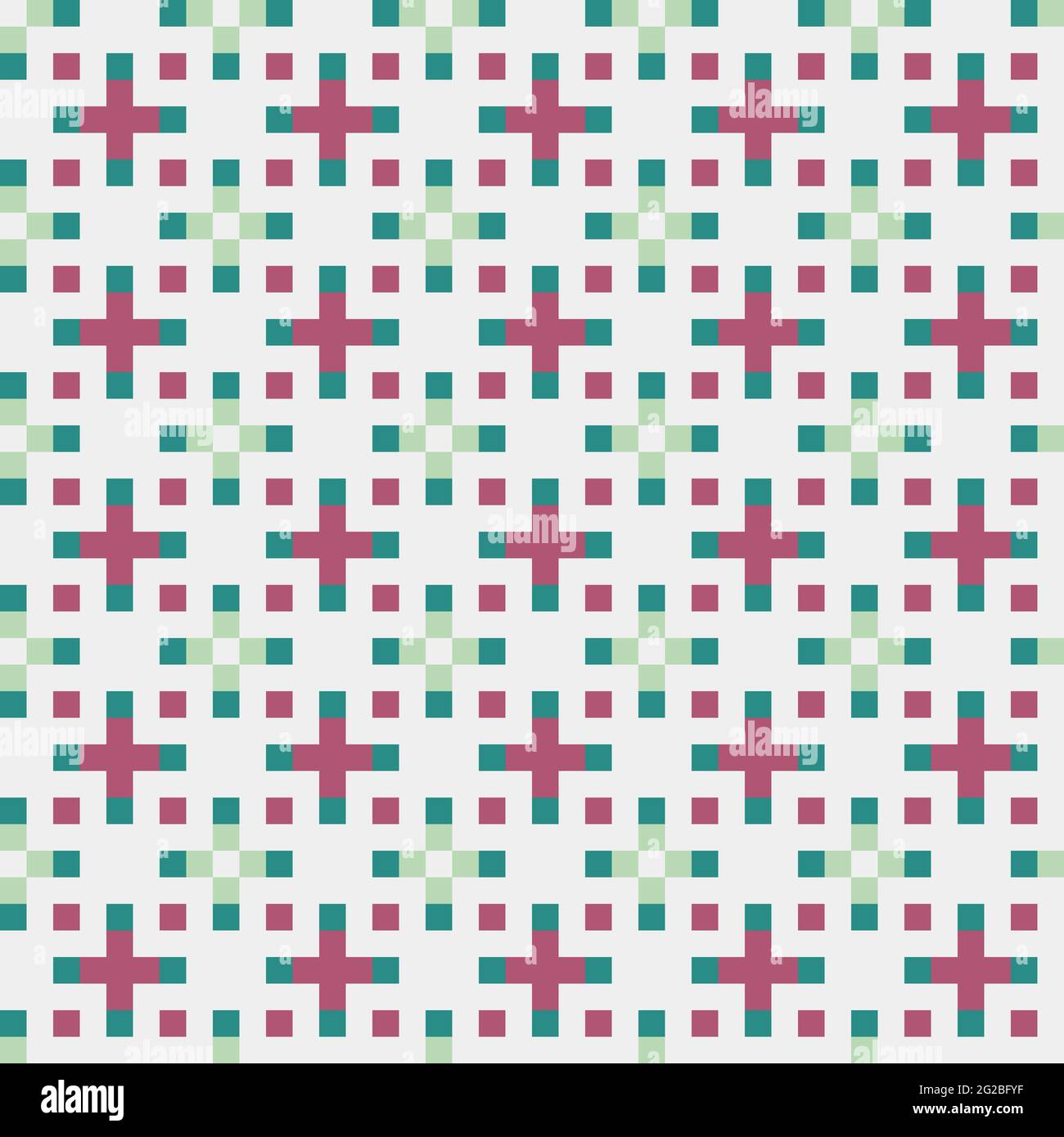 Abstract Cross-Pattern Dotted generative computational art illustration ...
