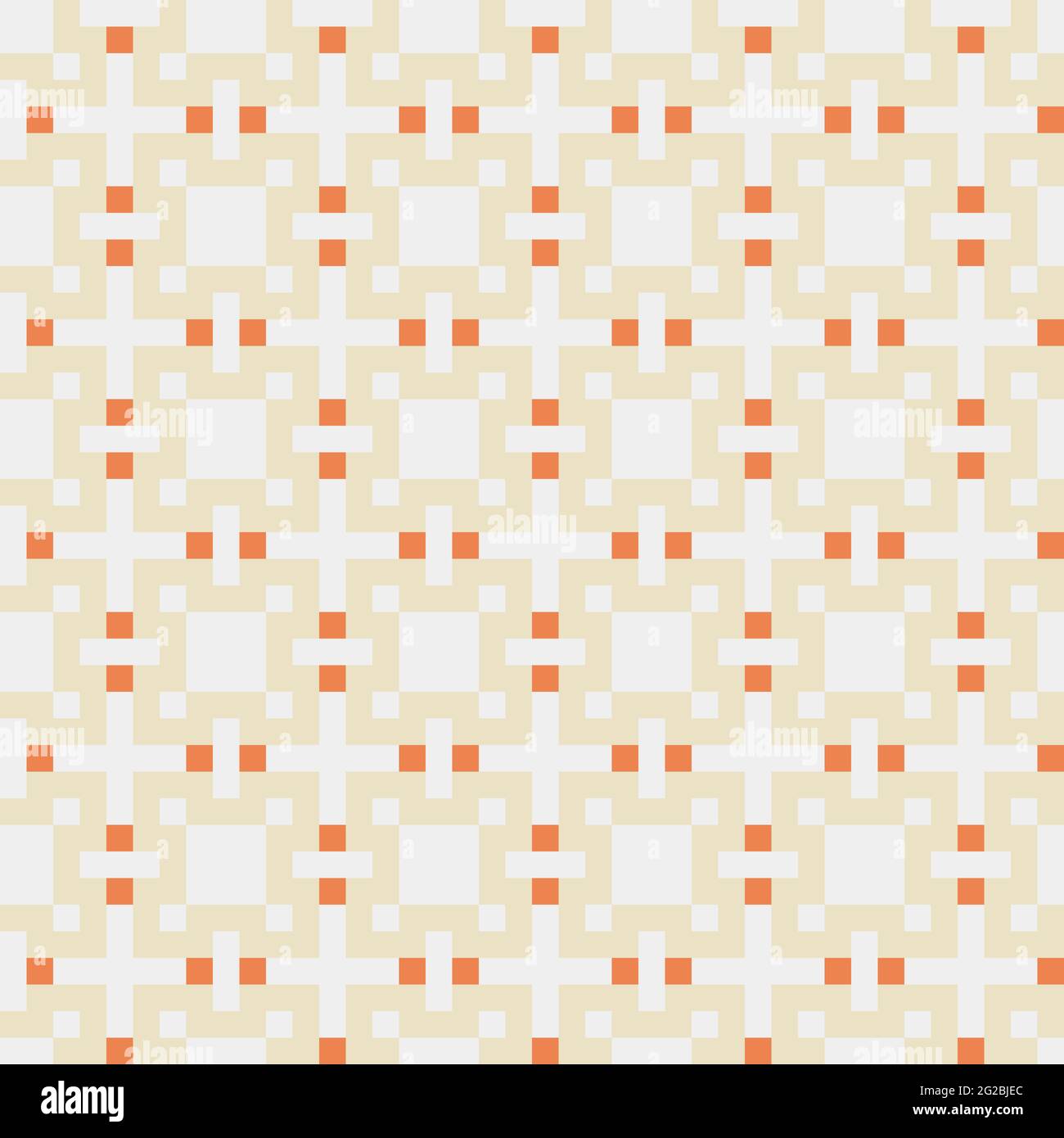 Abstract Cross-Pattern Dotted generative computational art illustration Stock Vector