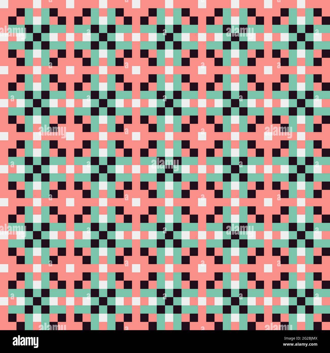 Abstract Cross-Pattern Dotted generative computational art illustration ...
