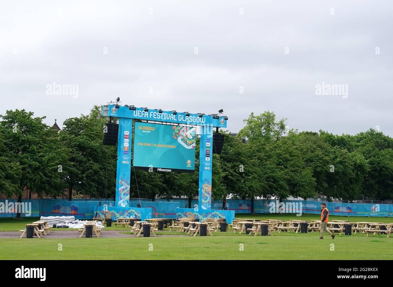 Euro 2020 fan zone glasgow hires stock photography and images Alamy