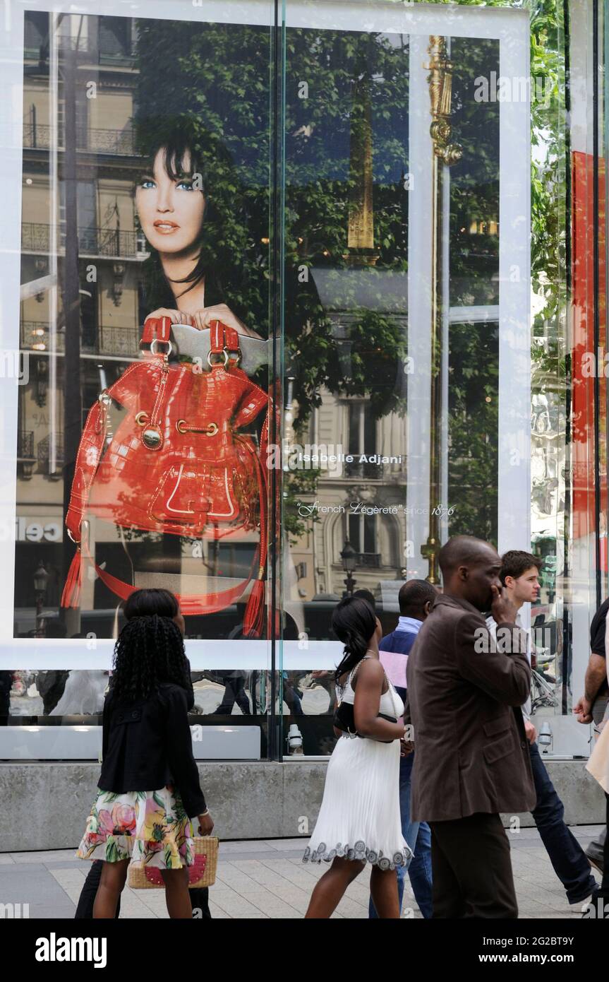 Lancel concept store, 127 avenue Champes-Elysees, Paris France selling luxury  bags Stock Photo - Alamy