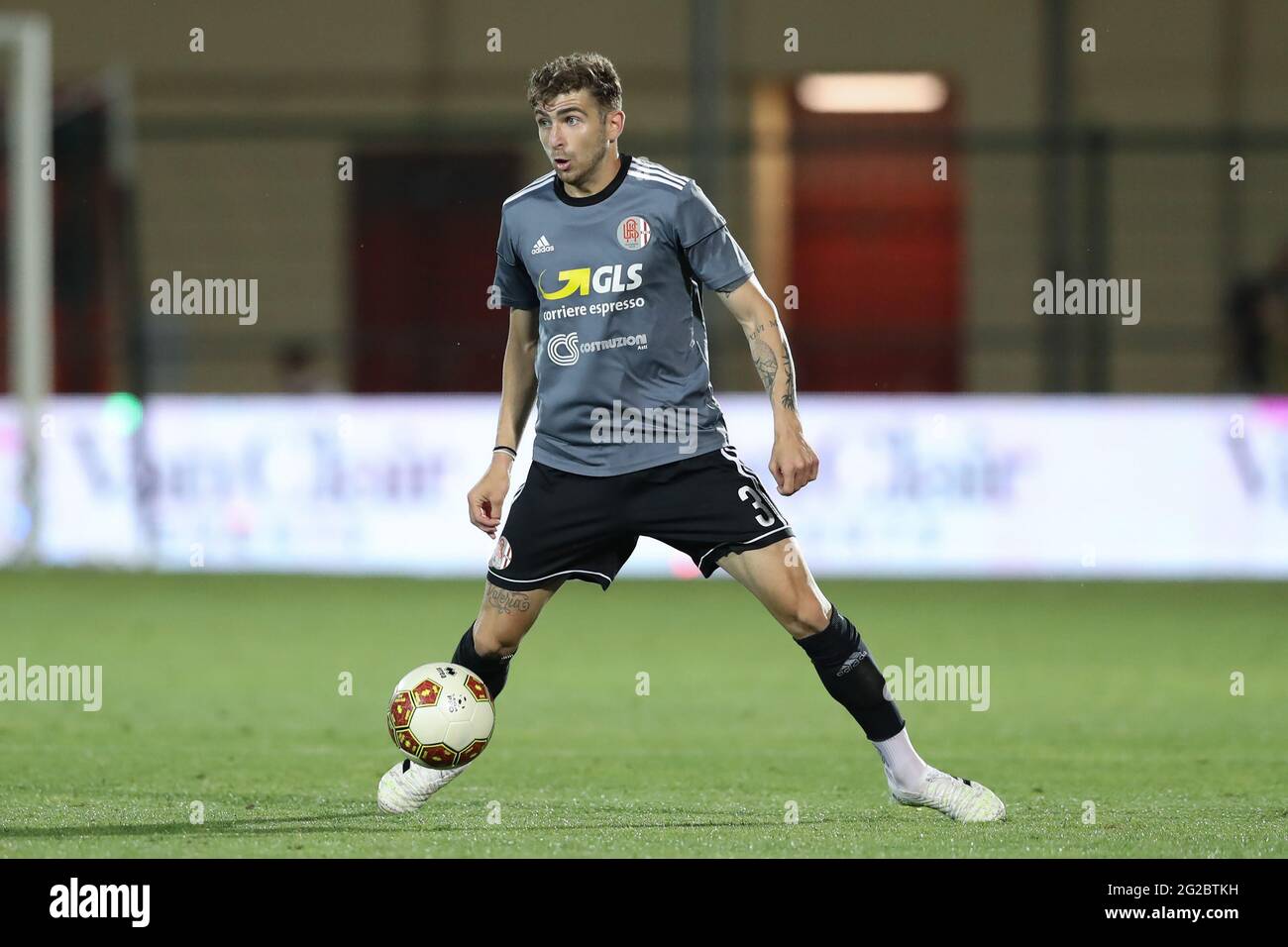 Alessandria, Italy, 9th June 2021. Raffaele Celia of US Alessandria during the Serie C match at Stadio Giuseppe Moccagatta - Alessandria, Torino. Picture credit should read: Jonathan Moscrop / Sportimage Credit: Sportimage/Alamy Live News Stock Photo