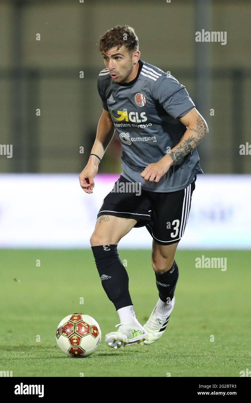 Alessandria, Italy, 9th June 2021. Raffaele Celia of US Alessandria during the Serie C match at Stadio Giuseppe Moccagatta - Alessandria, Torino. Picture credit should read: Jonathan Moscrop / Sportimage Credit: Sportimage/Alamy Live News Stock Photo