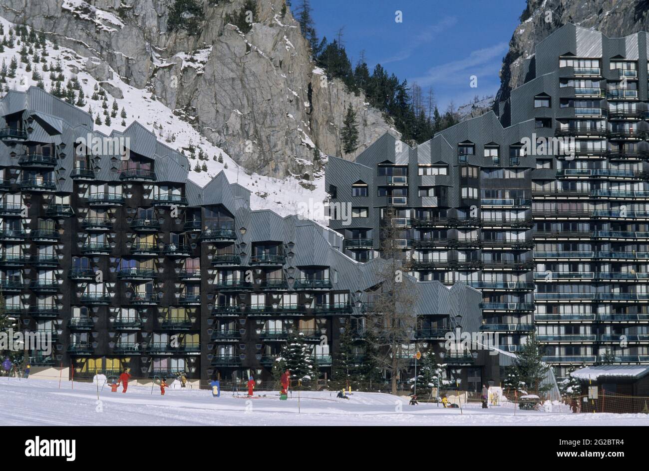 FRANCE. SAVOIE (73) VAL D'ISERE SKI RESORT (HAUTETARENTAISE) IN THE