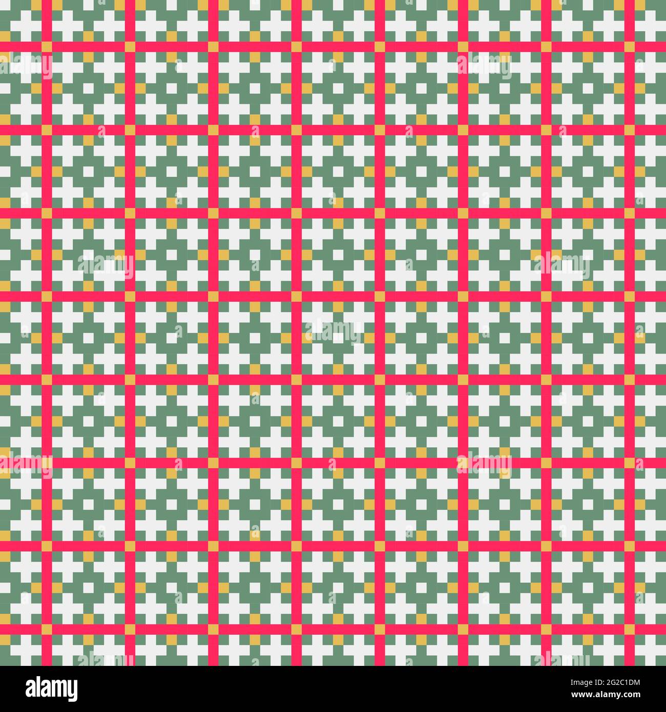 Abstract Cross-Pattern Dotted generative computational art illustration ...
