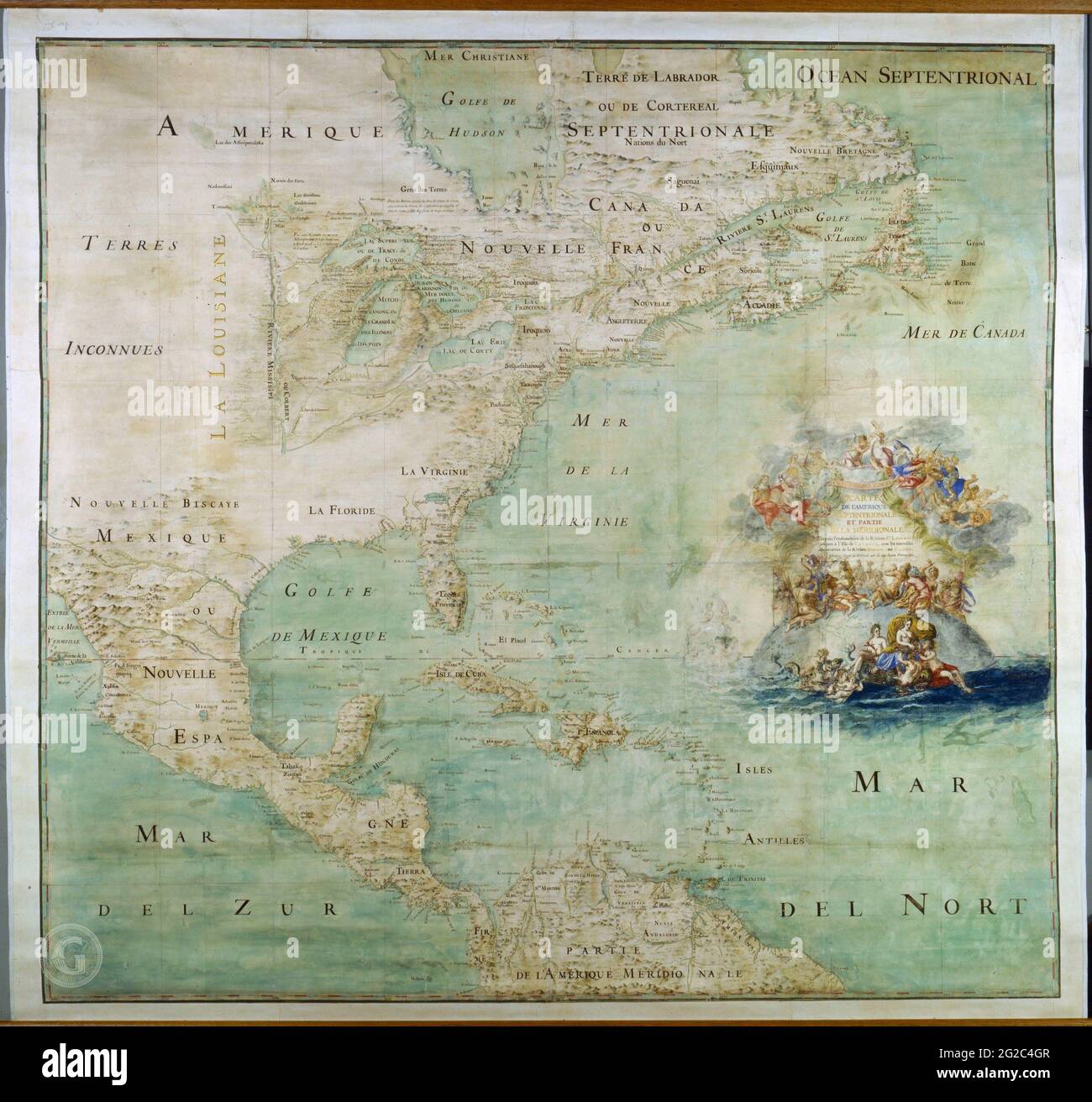 Vintage Map of the Americas