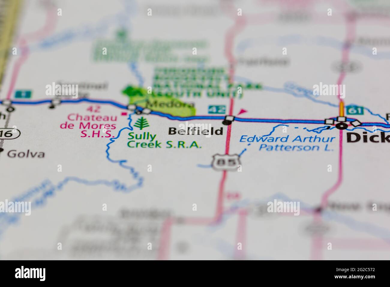 Belfield map hires stock photography and images Alamy