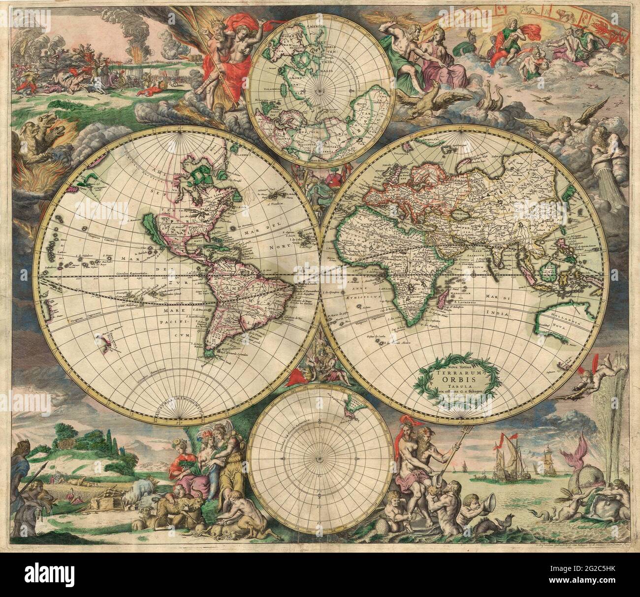 Old World Map, Antique World Map, Vintage World Map, Retro World Map, Old Map of World, Vintage Map of World, Retro Map of World, World Map, Old World Stock Photo