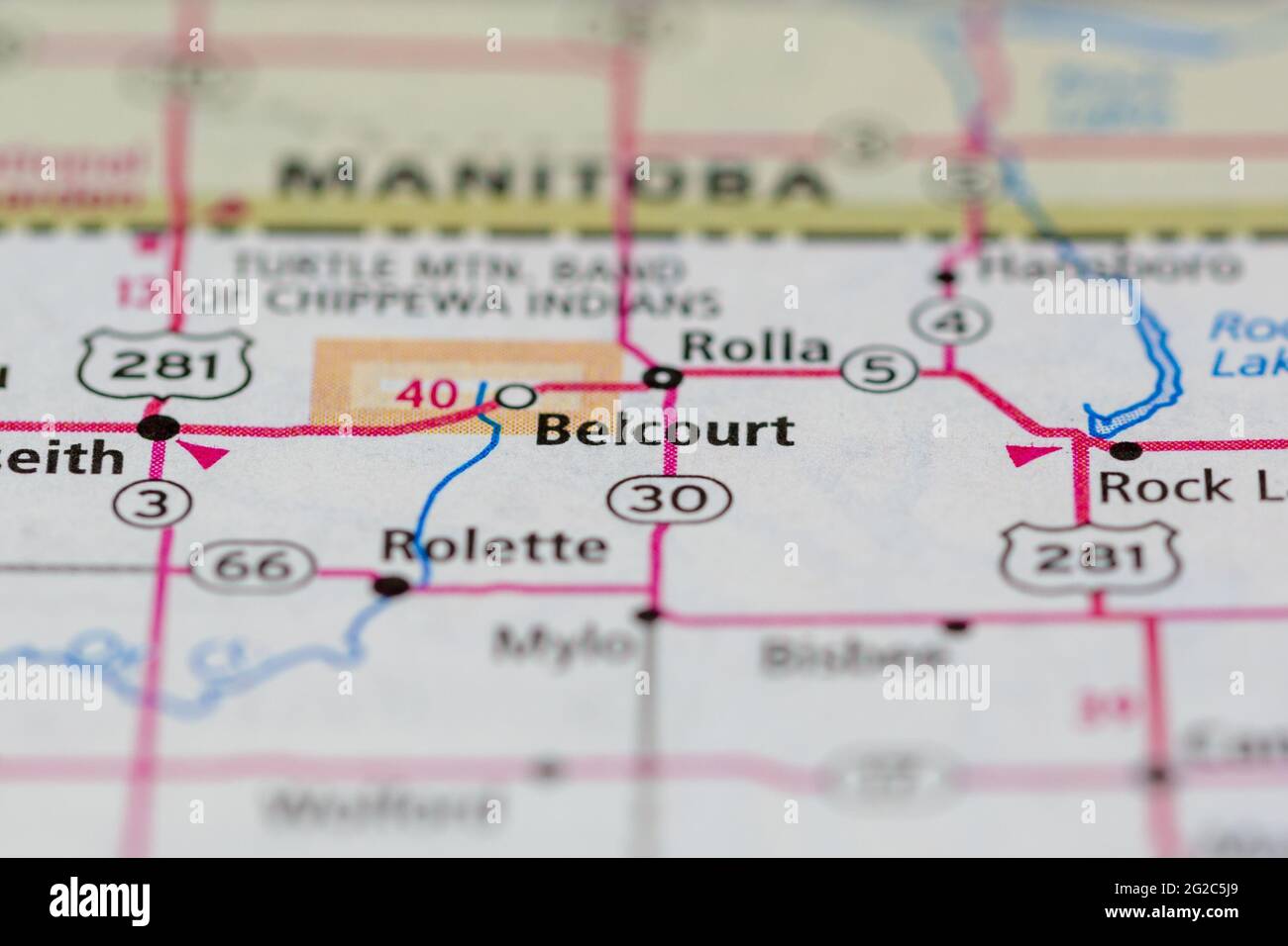Map of belcourt hires stock photography and images Alamy