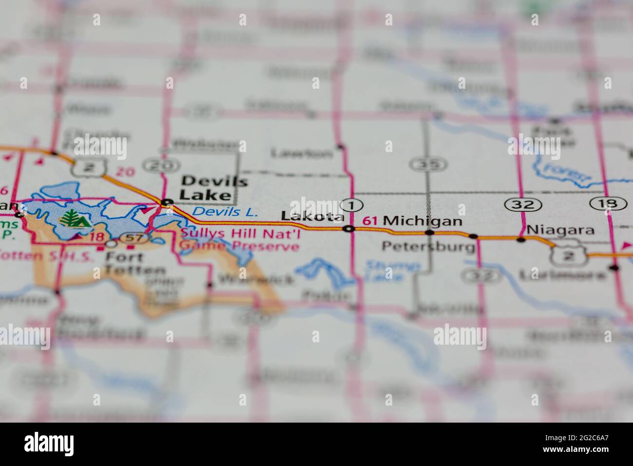 Lakota map hires stock photography and images Alamy