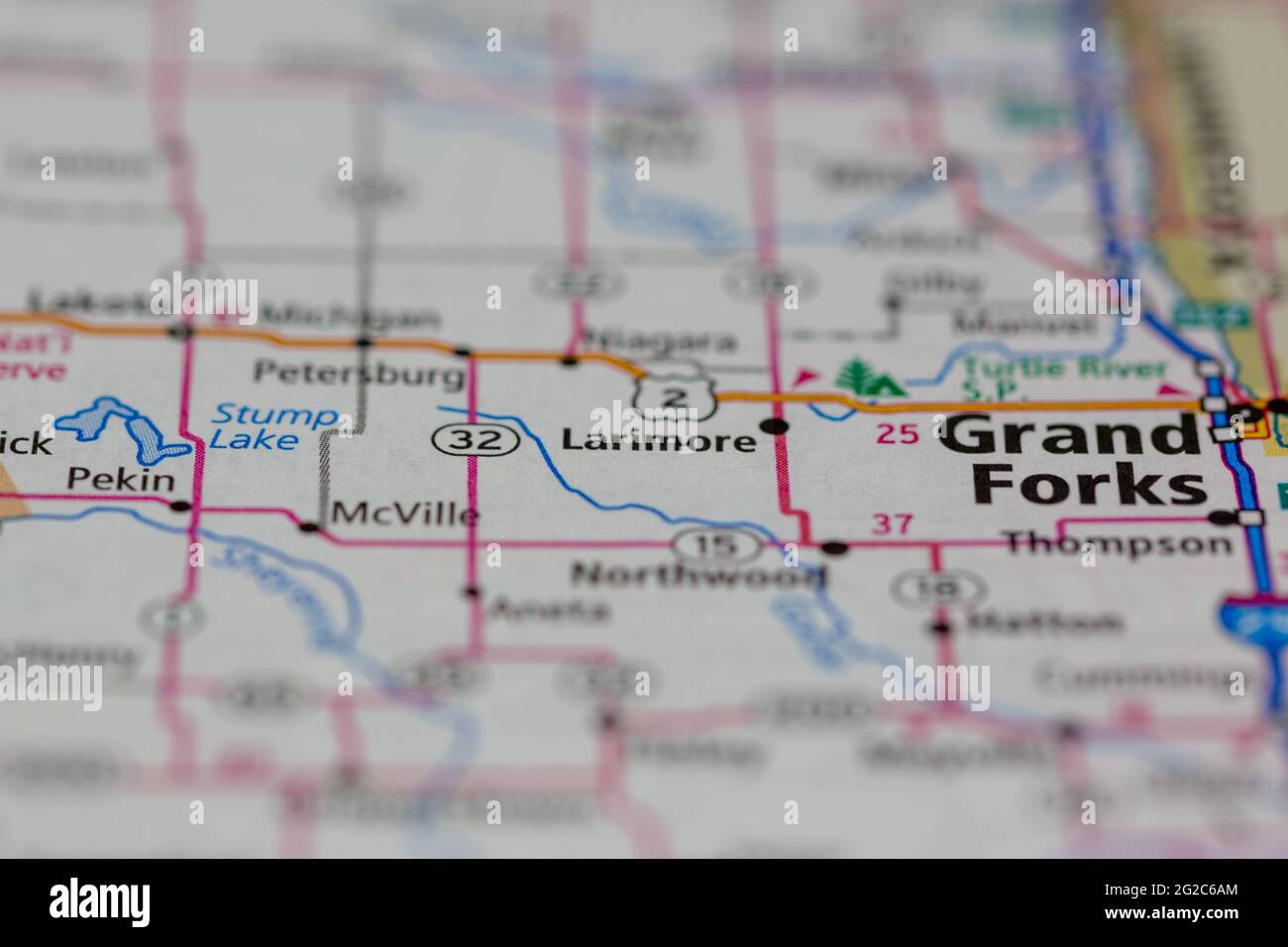 Map of larimore hires stock photography and images Alamy