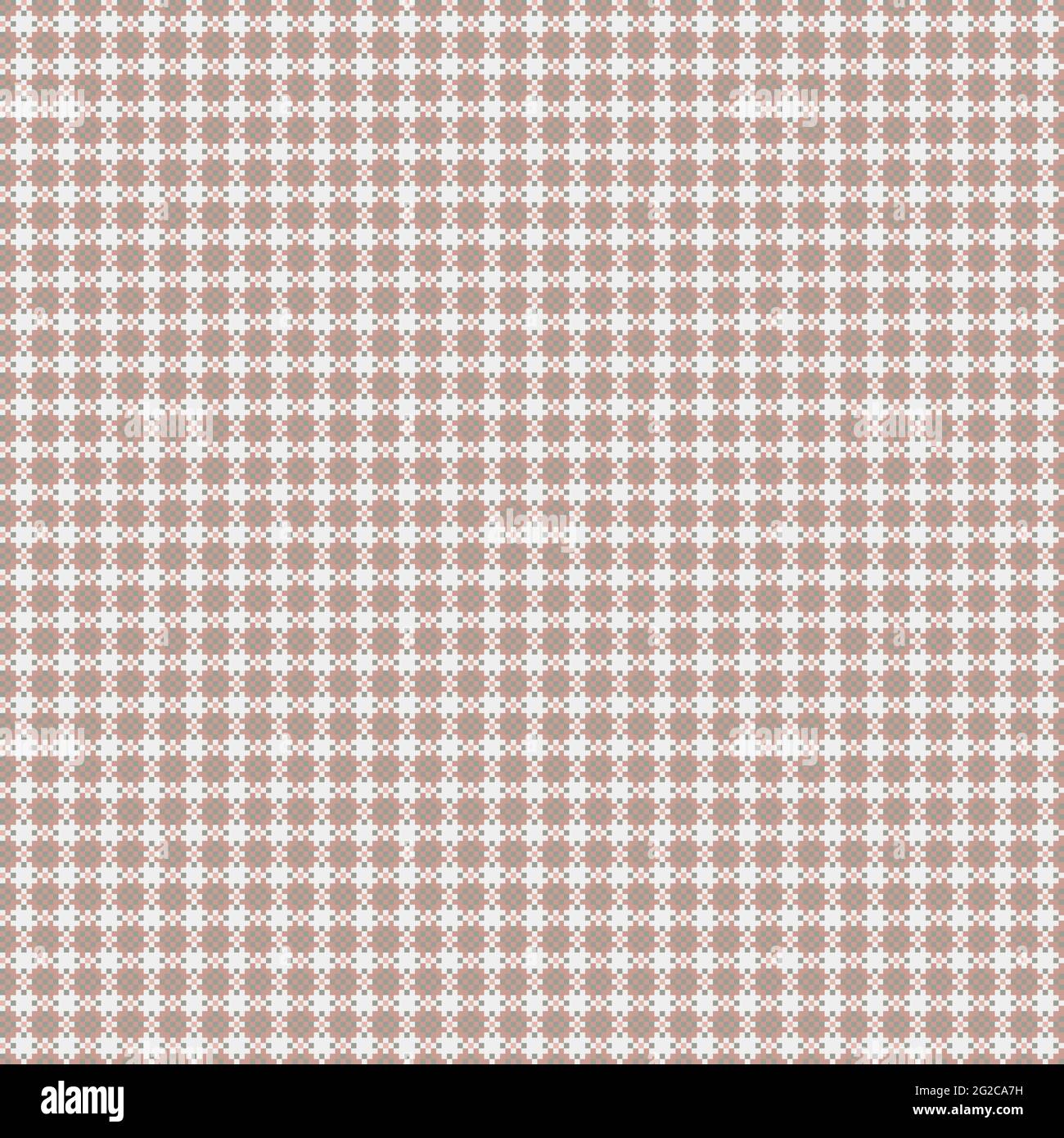 Abstract Cross-Pattern Dotted generative computational art illustration Stock Vector