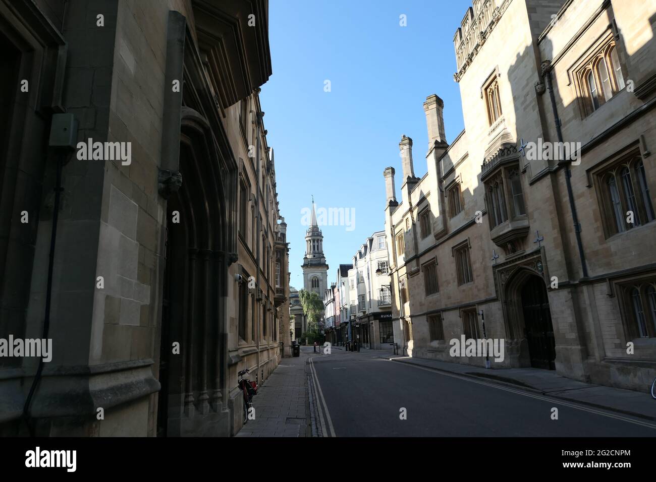 Oxford City Centre, Oxford University a day visiting Trinity Collage,Oxford Attractions. Stock Photo