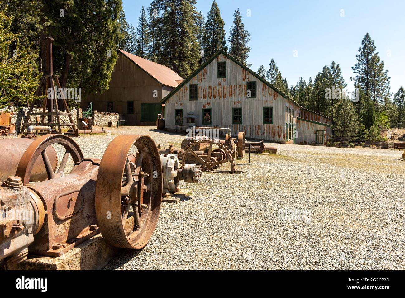 Wearhouse at Empire Mine State Park in Grass Valley, California, USA