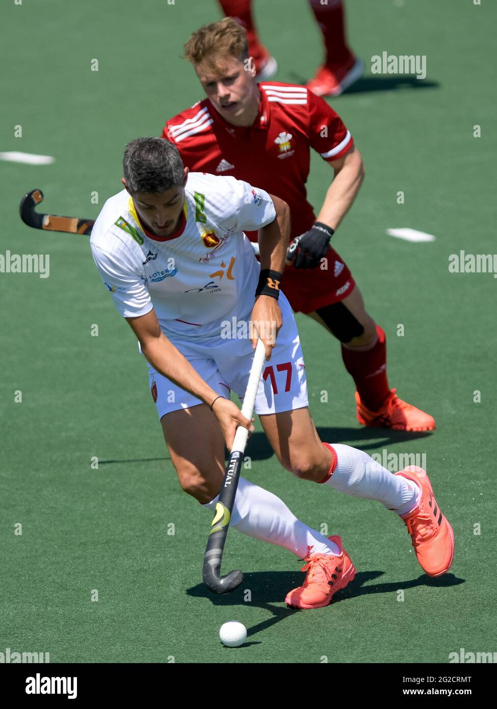 AMSTELVEEN, NETHERLANDS - JUNE 10: Xavi Lleonart of Spain during the Euro  Hockey Championships match between Spain and Wales at Wagener Stadion on  June 10, 2021 in Amstelveen, Netherlands (Photo by Gerrit
