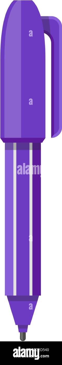 Pen vector isolated ink marker illustration on white Stock Vector Image ...