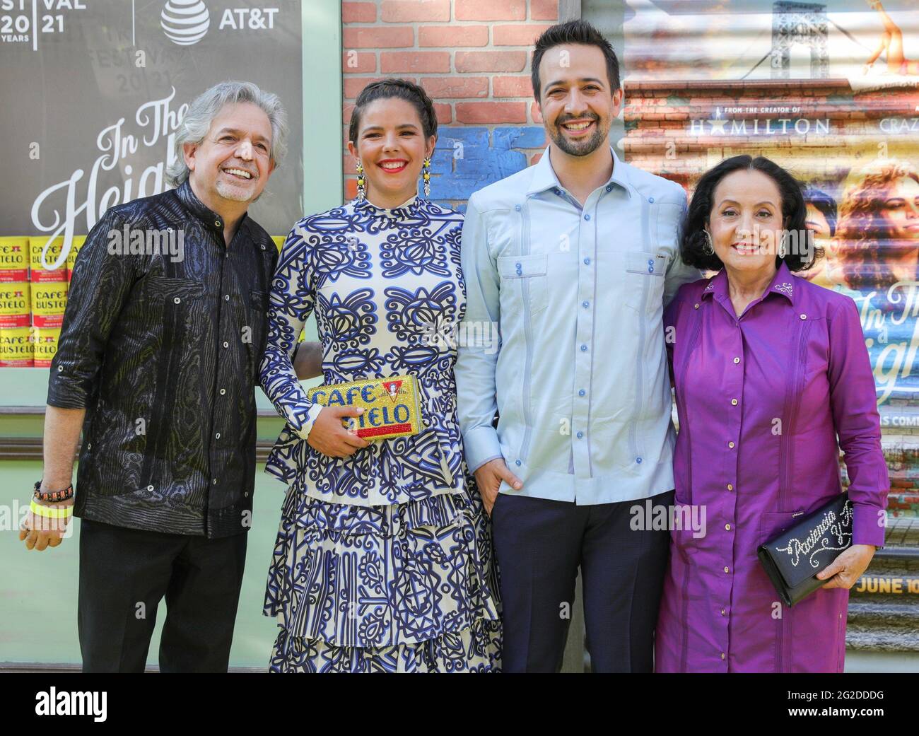 New York, NY, USA. 9th June, 2021. Luis A. Miranda, Vanessa Nadal, Lin