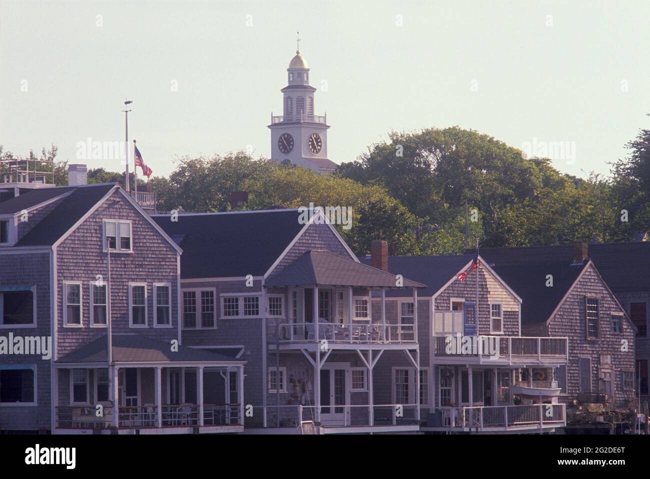 Old North Wharf, Nantucket, Nantucket Island, Massachusetts, USA Stock Photo