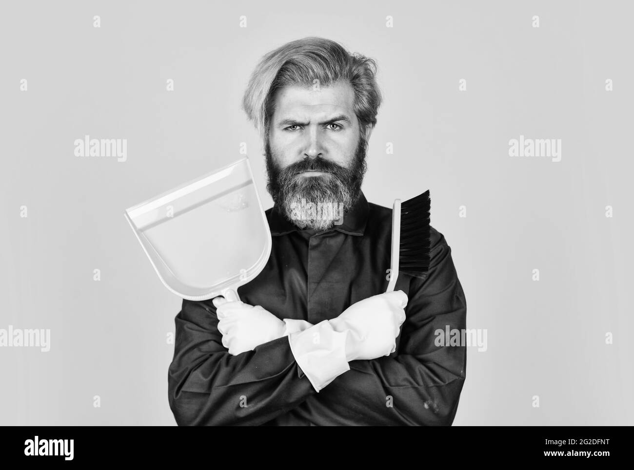 Garbage urban cleaning Black and White Stock Photos & Images - Alamy