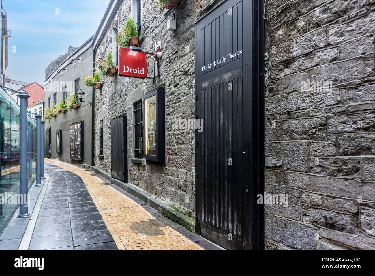 The Druid Theatre Company in Flood Street, Galway, Ireland. Founded in 1975, it was the first professional Irish theatre company outside Dublin. Stock Photo