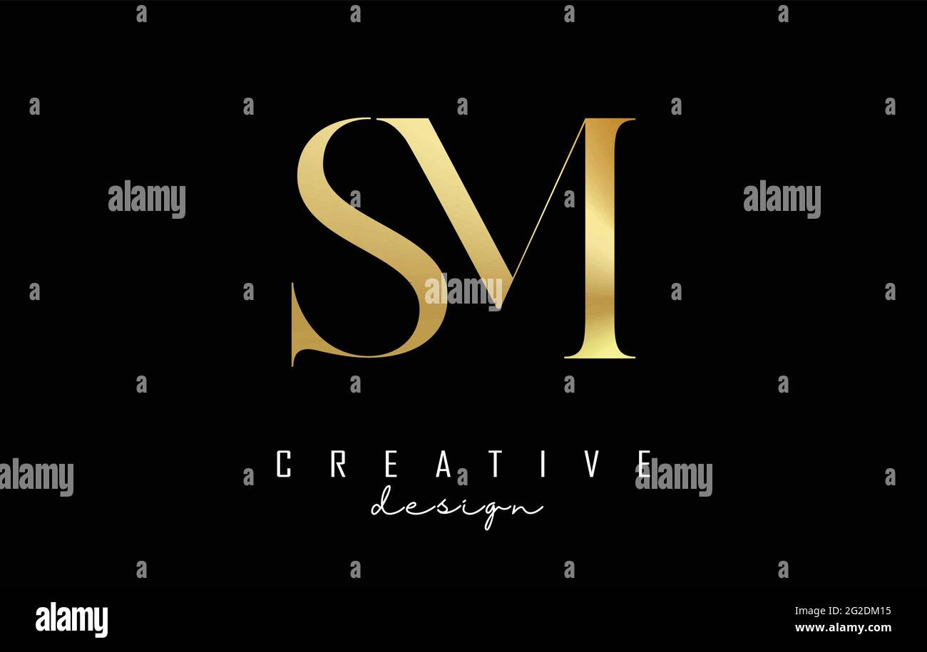 Sm S M Golden Letter Logo Design With A Creative Cut Creative Logo Design With Black Background Stock Vector Image Art Alamy Sm S M Golden Letter Logo Design With A Creative Cut Creative Logo Design With Black Background Stock Vector Image Art Alamy