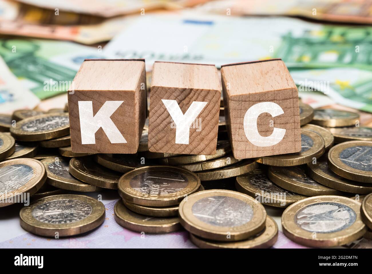 KYC. Know Your Customer. Anti Money Laundering Stock Photo
