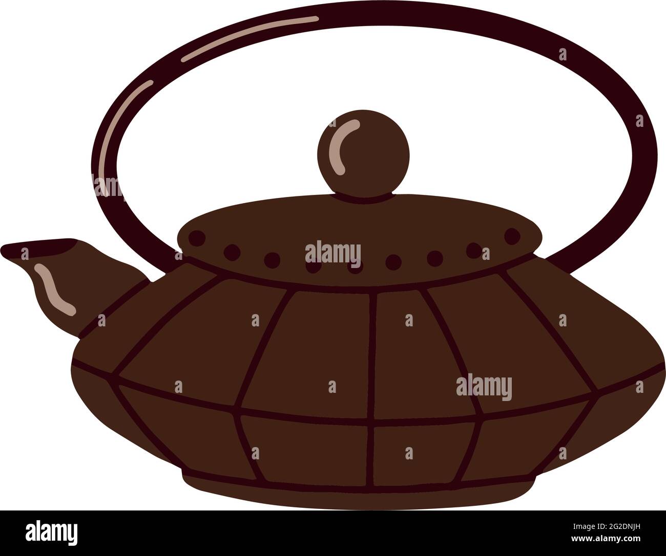 Chinese teapot. Vector illustration Stock Vector Image & Art Alamy