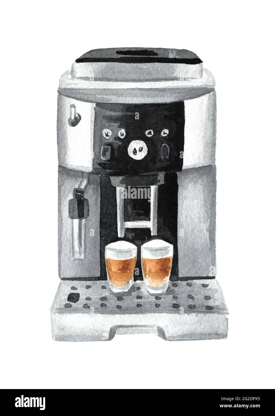 Coffee machine with cappuccino maker 