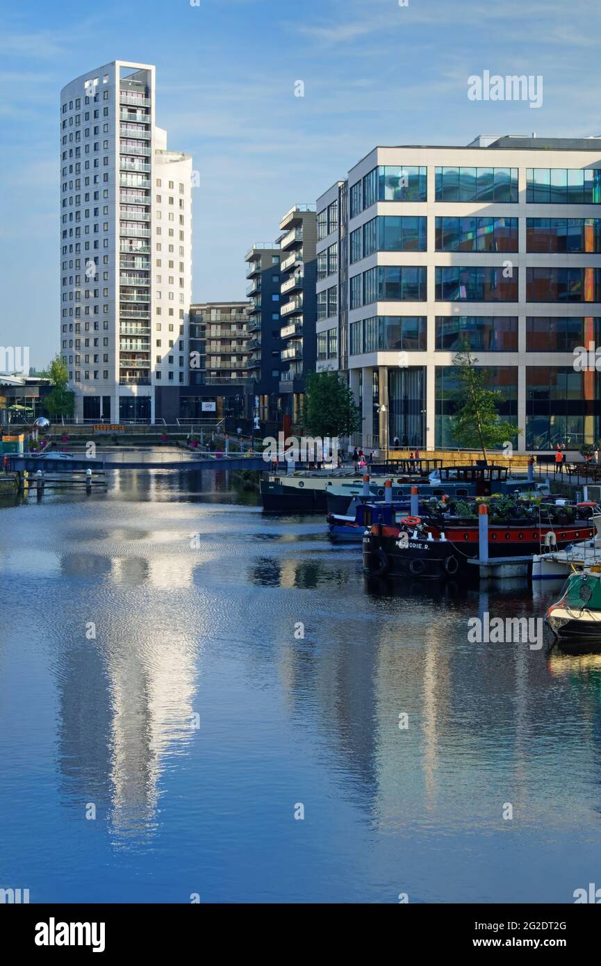 UK, West Yorkshire, Clarence House, Narrowboats, Apartments and Offices