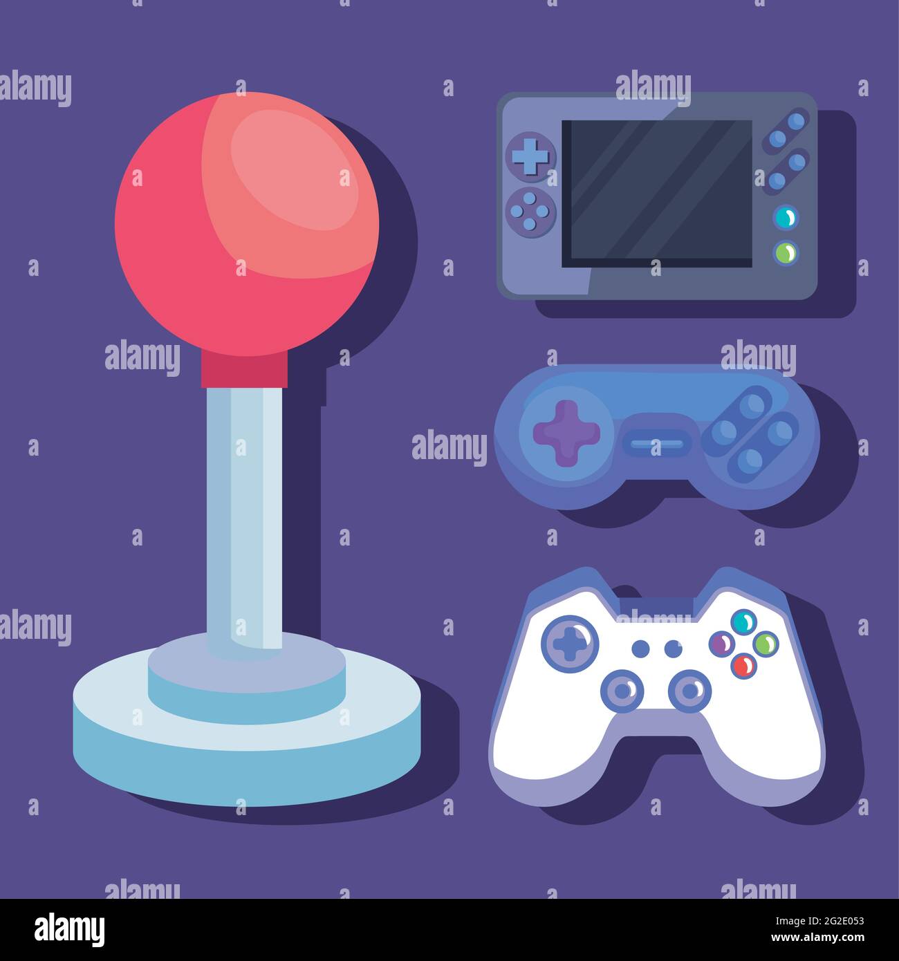 videogame controls icon collection Stock Vector Image & Art - Alamy
