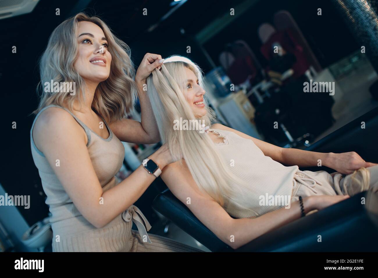 Hair on sale extension stylist