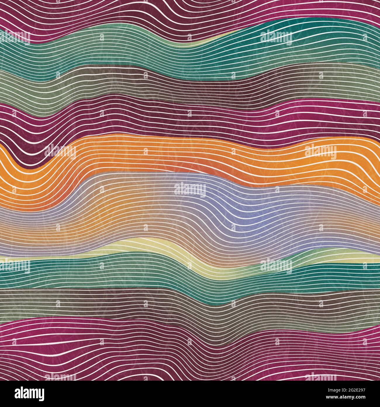 Seamless natural landscape hill pattern for print Stock Photo - Alamy