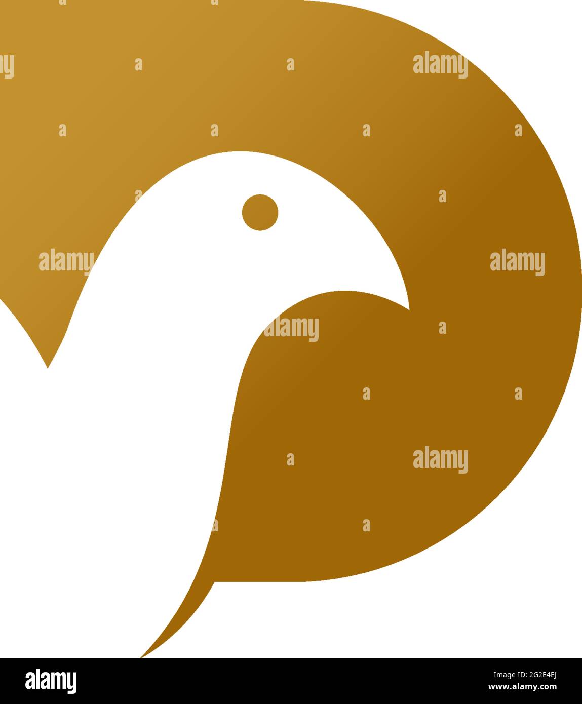 Bird dove icon logo design template illustration vector Stock Vector