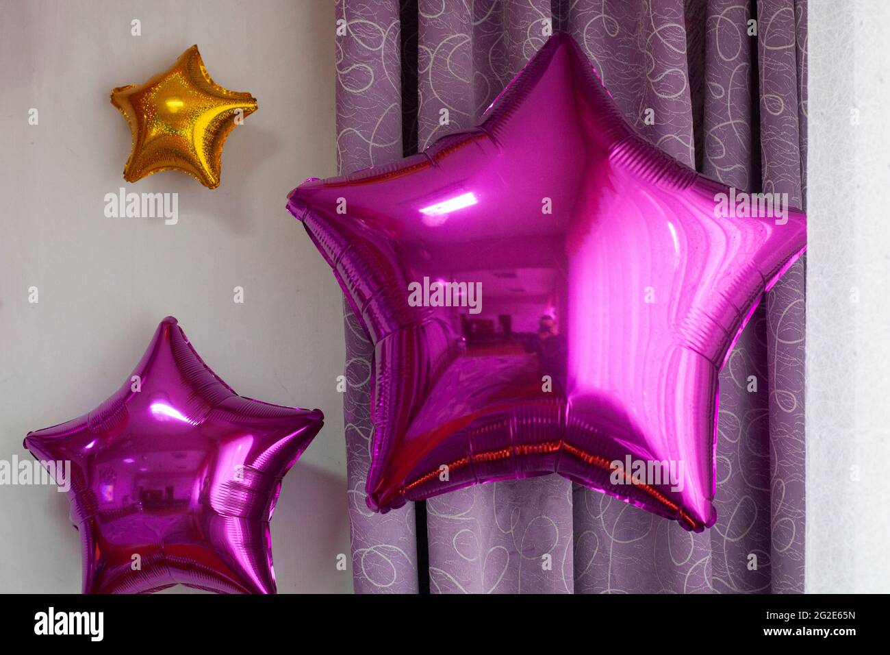 Colorful LED Lightings, inflatable spike ball, inflatable stars, image size:1300x956