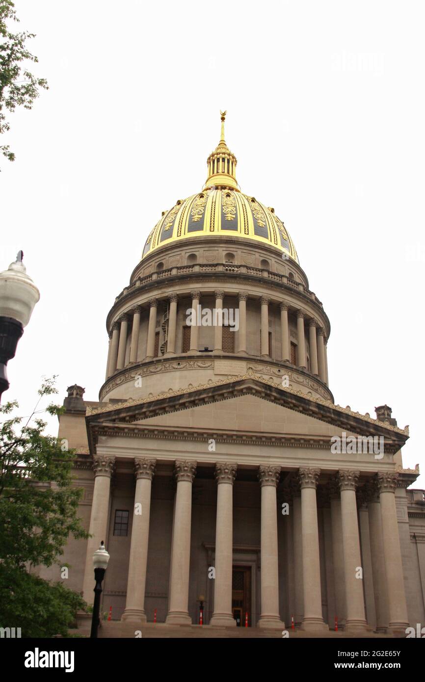 Charleston, WV, USA. Exterior view of the West Virginia State Capitol. Stock Photo