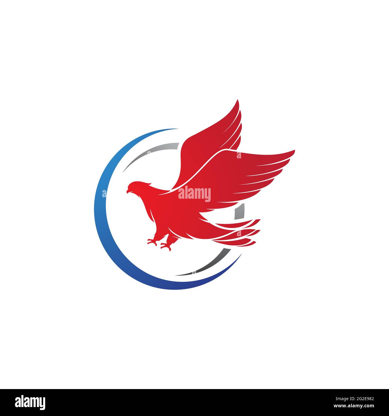 Falcon wing icon Template vector illustration design Stock Vector Image ...