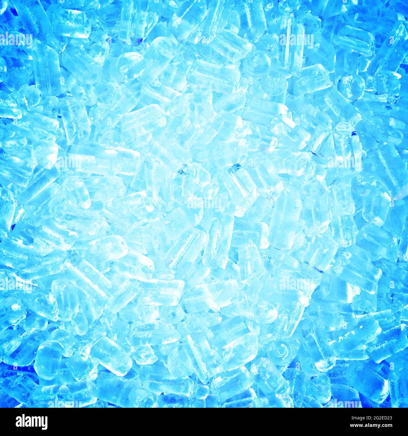 Macro melt snow blue background hi-res stock photography and images - Alamy