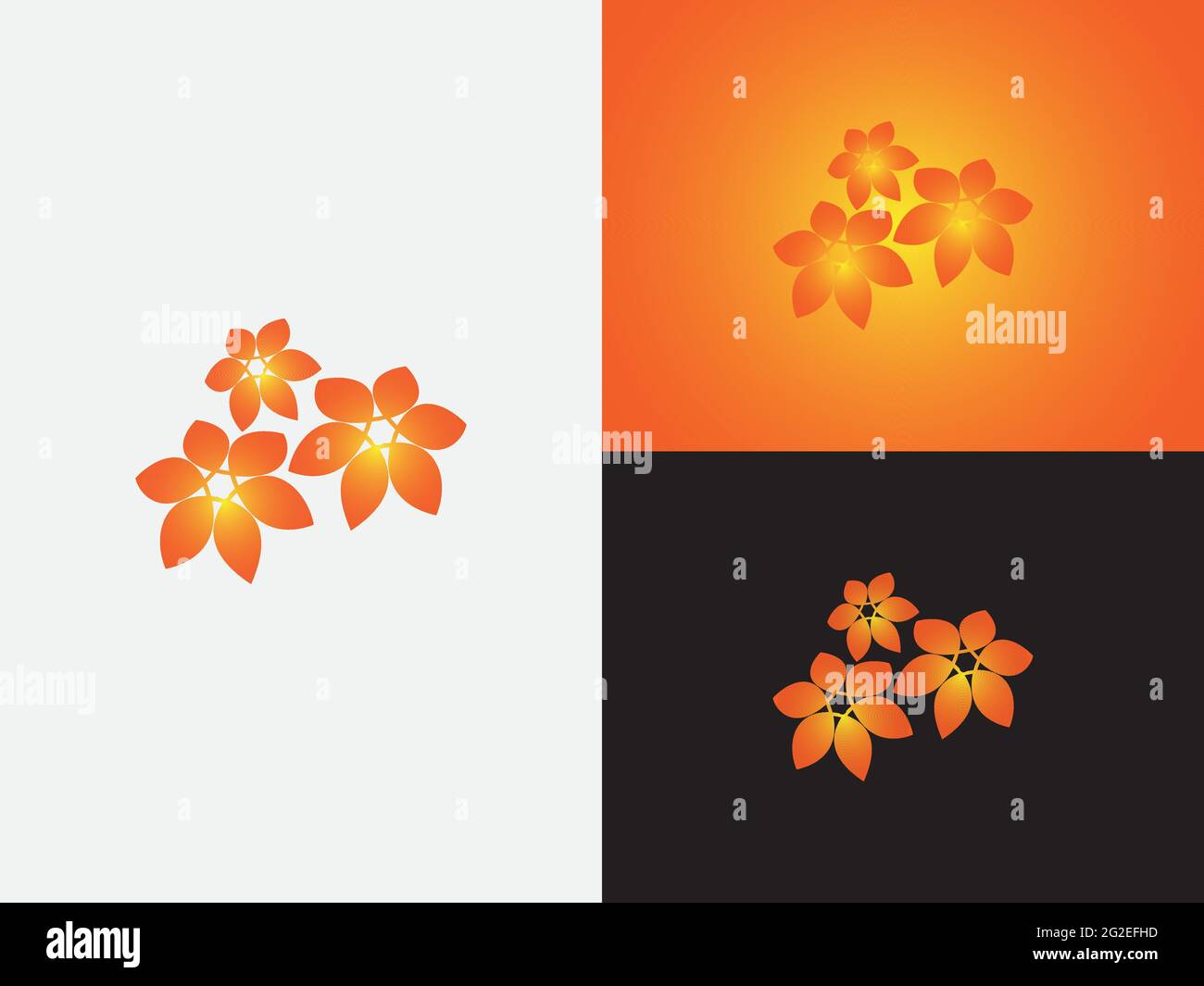 Abstract flower vector vectors hi-res stock photography and images - Alamy