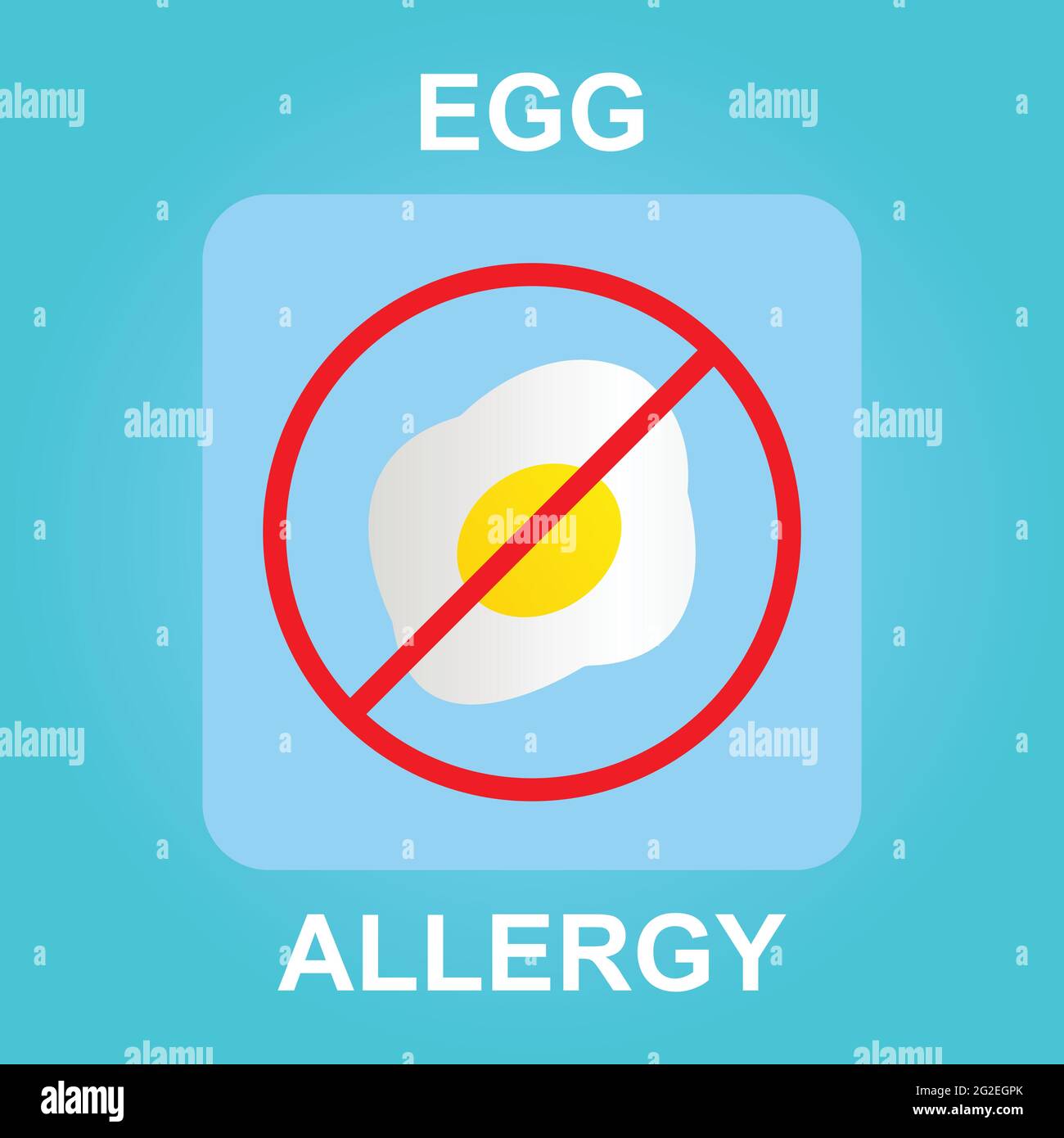 Red warning sign with egg allergy text Stock Vector Image & Art Alamy