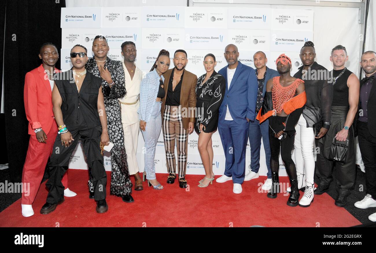 New York, New York, USA. 10th June, 2021. Nneka Onuorah, John Legend, Giselle Bailey and Mike Jackson along with cast and crew attends the 2012 Tribeca Festival World Premiere of ''The Legend Of The Underground' on June 10, 2019 at Brookfield Place in New York City. Credit: George Napolitano/Alamy Live News Stock Photo
