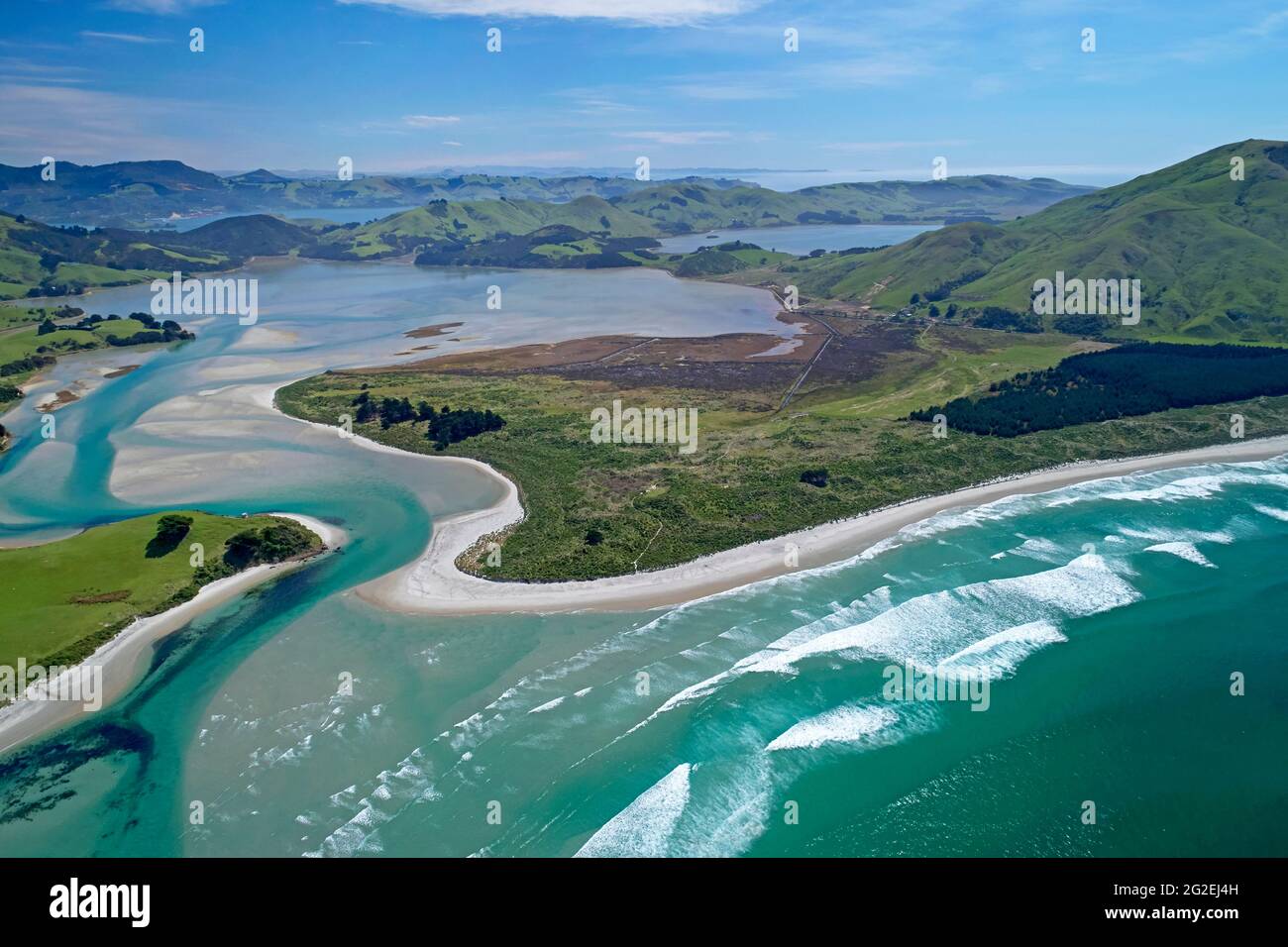 Hoopers Inlet and Allans Beach, Otago Peninsula, Dunedin, South Island