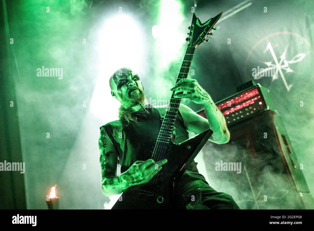 Oslo, Norway. 10th June, 2021. The Norwegian black metal band 1349 ...