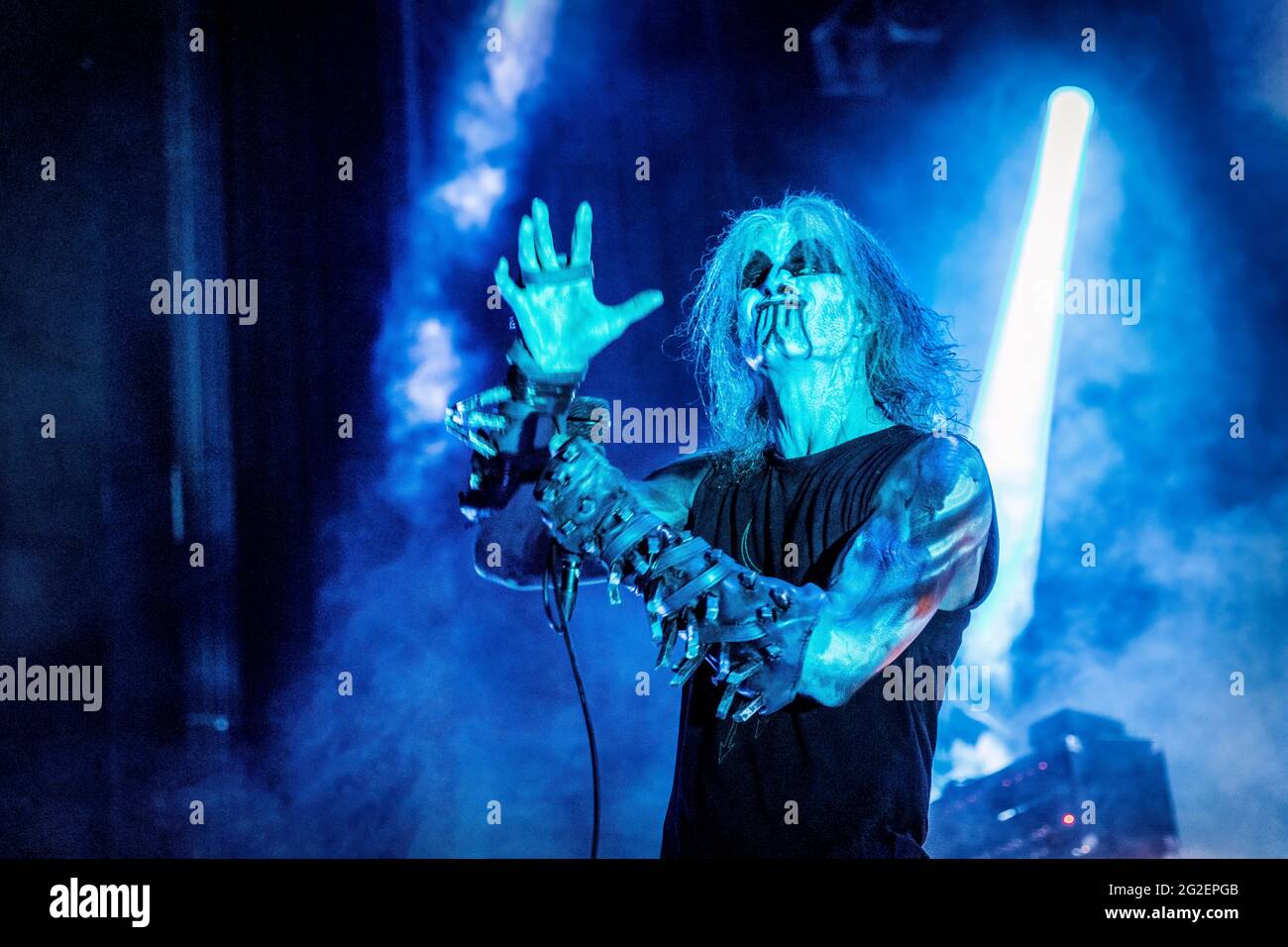 Oslo, Norway. 10th June, 2021. The Norwegian black metal band 1349 ...
