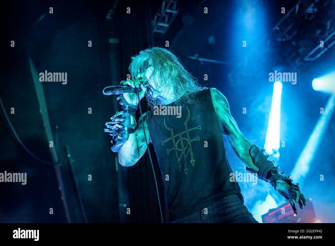 Oslo, Norway. 10th June, 2021. The Norwegian black metal band 1349 ...