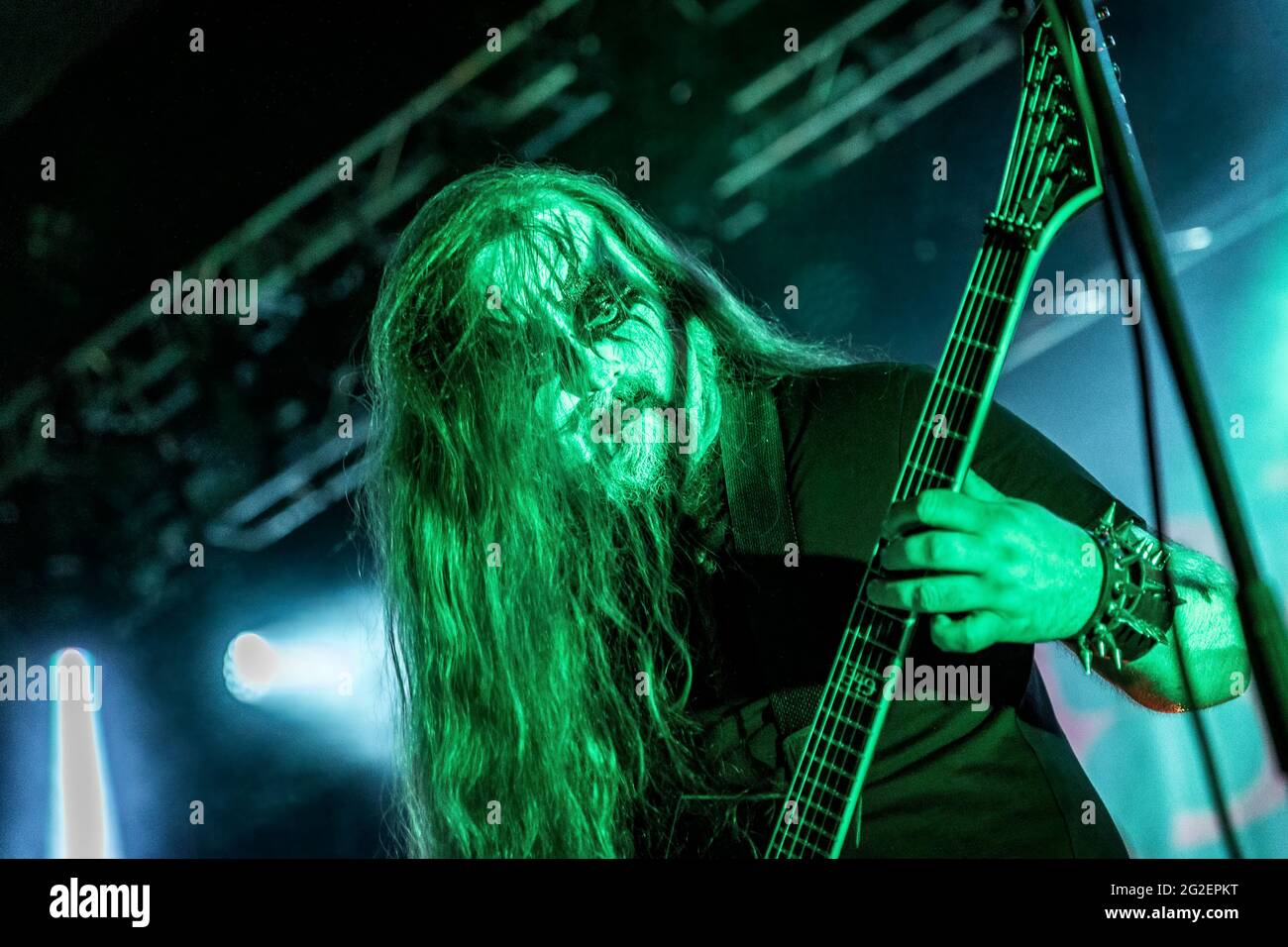 Oslo, Norway. 10th June, 2021. The Norwegian black metal band 1349 ...